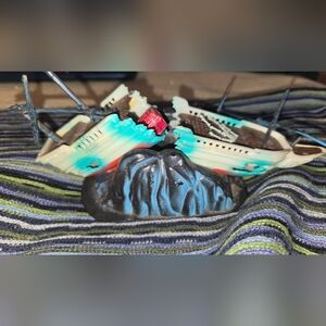 Vintage Fish Tank Shipwreck